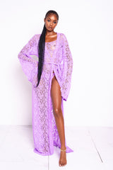 Lilac Lacey Kimono