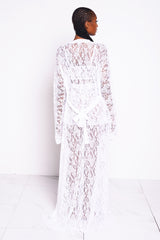 Whiteout Lacey Kimono