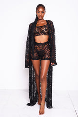 Blackout Lacey Kimono