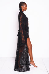 Blackout Lacey Kimono