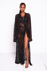 Blackout Lacey Kimono